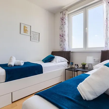 Stella Maris 2bdr, Balcony, Sea View, Garage, Bbq Apartament Zadar