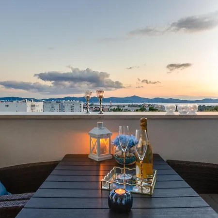 公寓 Stella Maris 2bdr, Balcony, Sea View, Garage, Bbq *